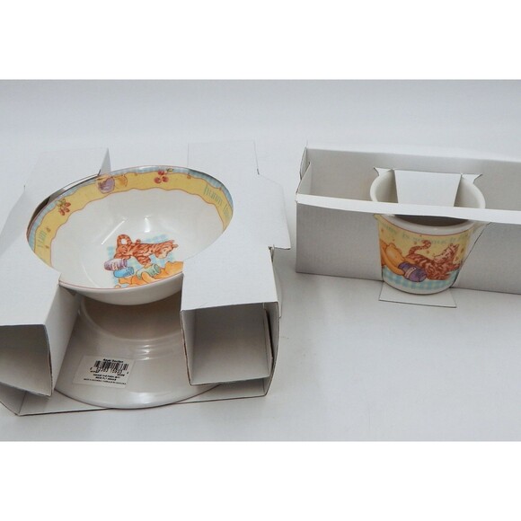 Royal Doulton Winnie the Pooh Gift Collection Toddler 3PC Dish Set Ceramic - Picture 3 of 8